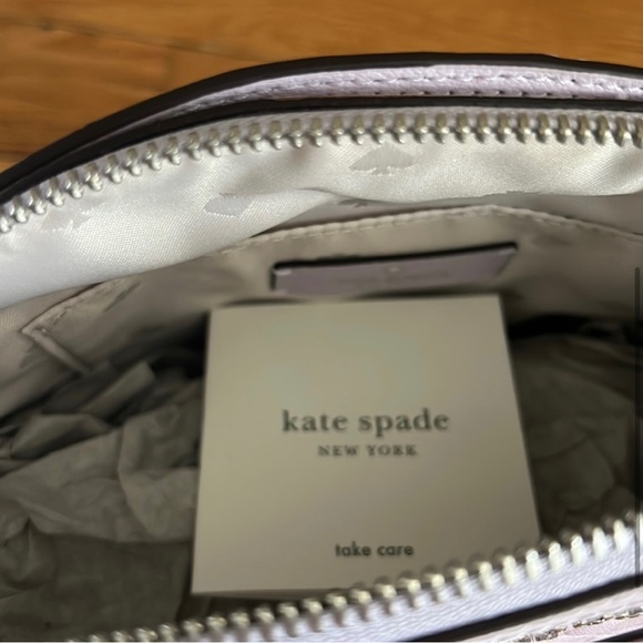 Kate Spade Hollie Spade Clover Geo Embossed Extra Large Dome Crossbody Bag - Picture 4 of 5